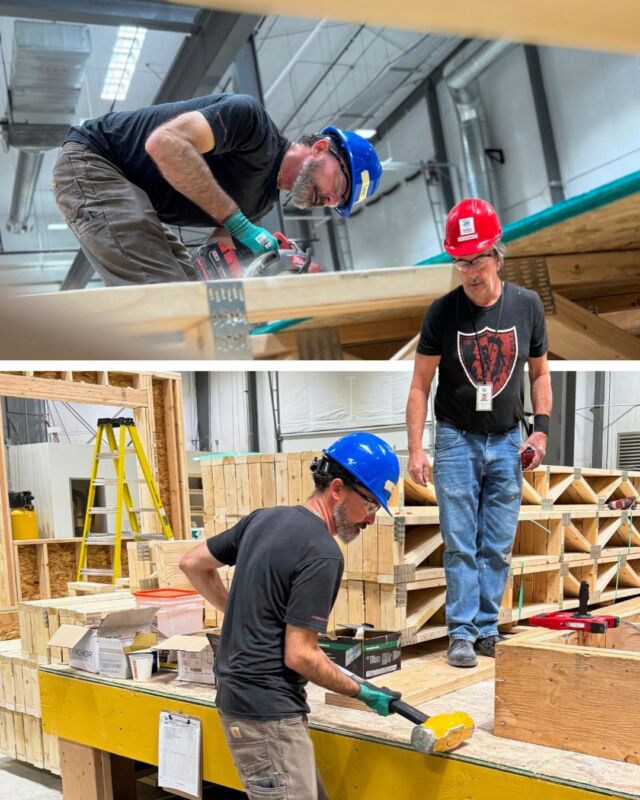 👷‍♀️🔨 There's nothing like getting our hands dirty for a good cause! Our DTJers rolled up their sleeves and joined @habitatdenver at their newly opened modular factory in Boulder. We split into teams, jumped into the assembly line, and began framing floors, installing window trim, painting interior walls, and more. These homes will soon be installed in a Boulder community, and we’re proud to be a small part of building something bigger. Swipe to see the fun we had!