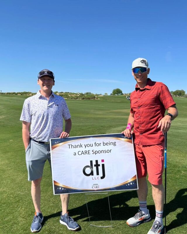 DTJ Partners Chris Moore and Bill Campie took to the fairways at the Desert Mountain CARE Golf Tournament Invitational—Champions Fore Cancer Research. The event brought the community together for a day of camaraderie, philanthropy, and golfing fun. We’re proud that our sponsorship helps move the needle in cancer research, and a big shoutout to our DTJ team for being such great contributors throughout the day. 💙⛳️ 

“It’s an absolute gift to contribute to the CARE organization and their mission to support cancer research while experiencing the world-class golf and community that makes Desert Mountain so special”. - Bill Campie, Partner