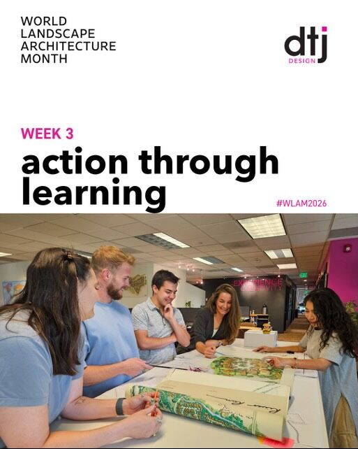 From leaders who invest in mentorship to interns and emerging designers encouraged to explore, we believe growth happens through shared knowledge and collaboration. Great people create great studio cultures, and through intentional professional development and meaningful internships, we remain committed to cultivating the next generation of landscape architects.
 
Learn more about our summer internship program by visiting our website’s careers page and stay up to date with opportunities to Experience Creativity.